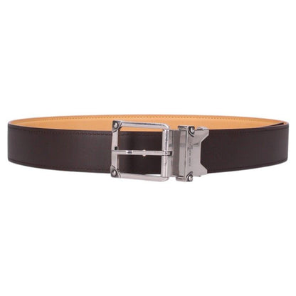 Louis Vuitton Corner Pin Trunk 35mm Leather Reversible Belt Men's 90 — view 3