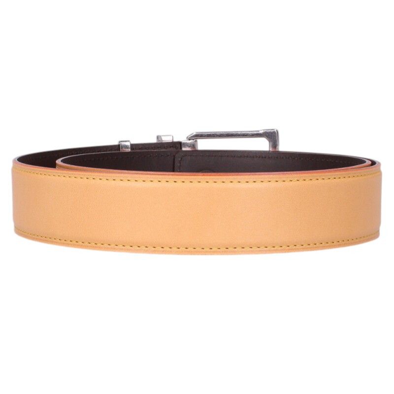 Louis Vuitton Corner Pin Trunk 35mm Leather Reversible Belt Men's 90 — view 2