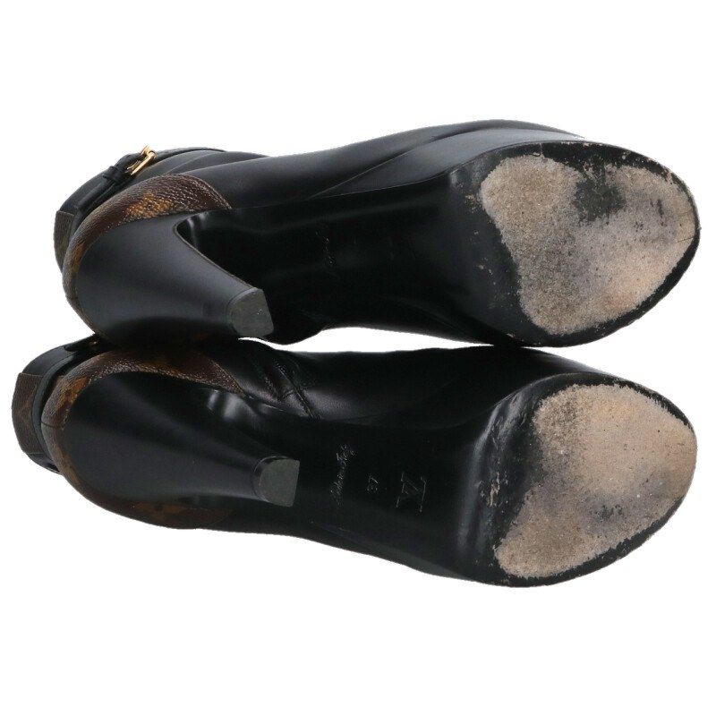 Louis Vuitton Afterglow Heels Black Brown 37 — view 3
