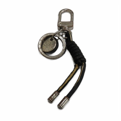 Louis Vuitton Key Holder Key-ring Charm Strap Leather Logo Black GY11 MQ — view 2