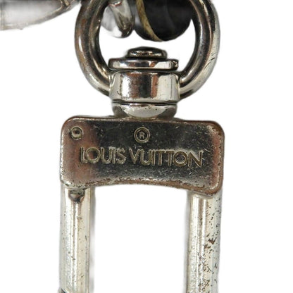 Louis Vuitton Key Holder Key-ring Charm Strap Leather Logo Black GY11 MQ — view 3