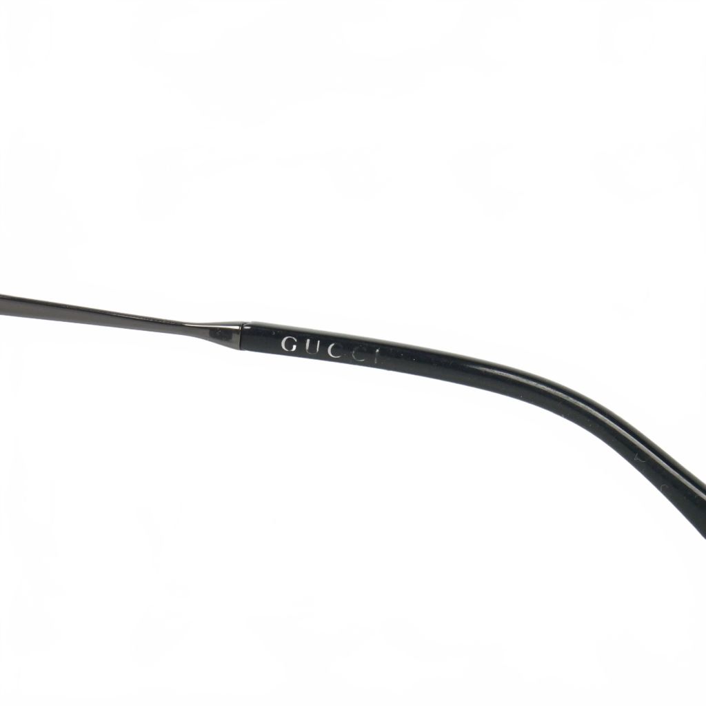 Gucci Navigator Frame Sunglasses 61 Black Eyewear — view 5