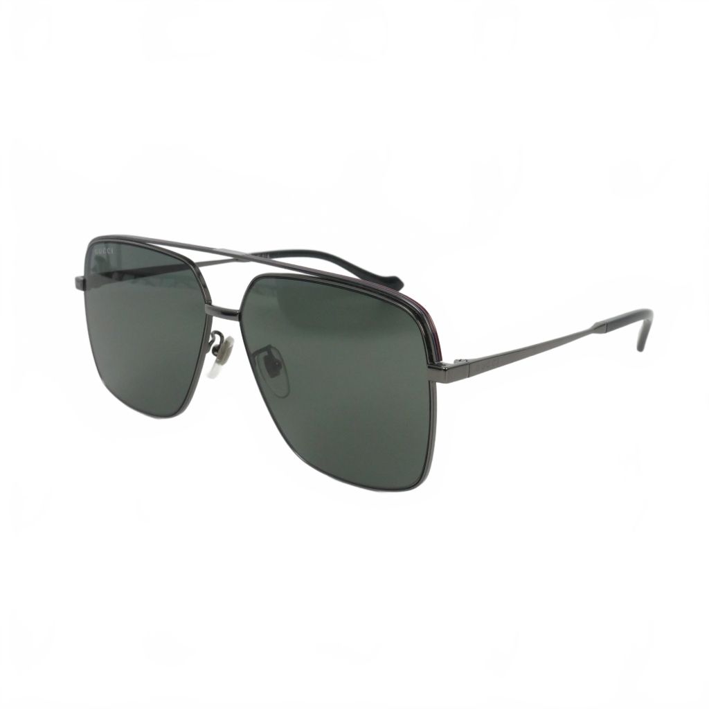 Gucci Navigator Frame Sunglasses 61 Black Eyewear — view 2