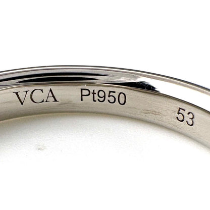 Van Cleef & Arpels Tandormon Marriage Ring Platinum Size 12.5 Pt950 Women's — view 7