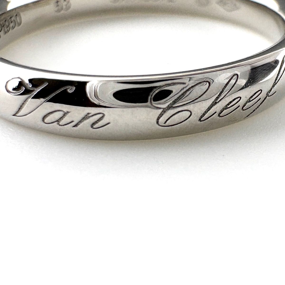 Van Cleef & Arpels Tandormon Marriage Ring Platinum Size 12.5 Pt950 Women's — view 5
