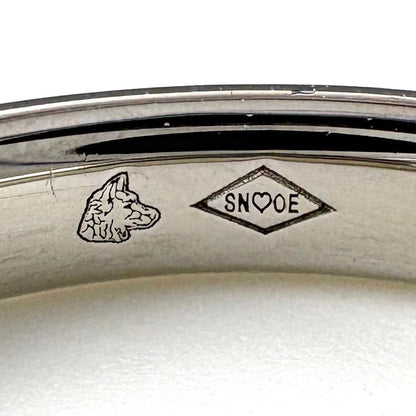 Van Cleef & Arpels Tandormon Marriage Ring Platinum Size 12.5 Pt950 Women's — view 8