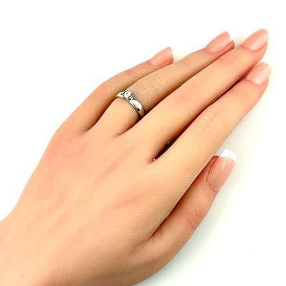 Tiffany & Co Dots Ring Platinum Mele Diamond Size 11.5 — view 6