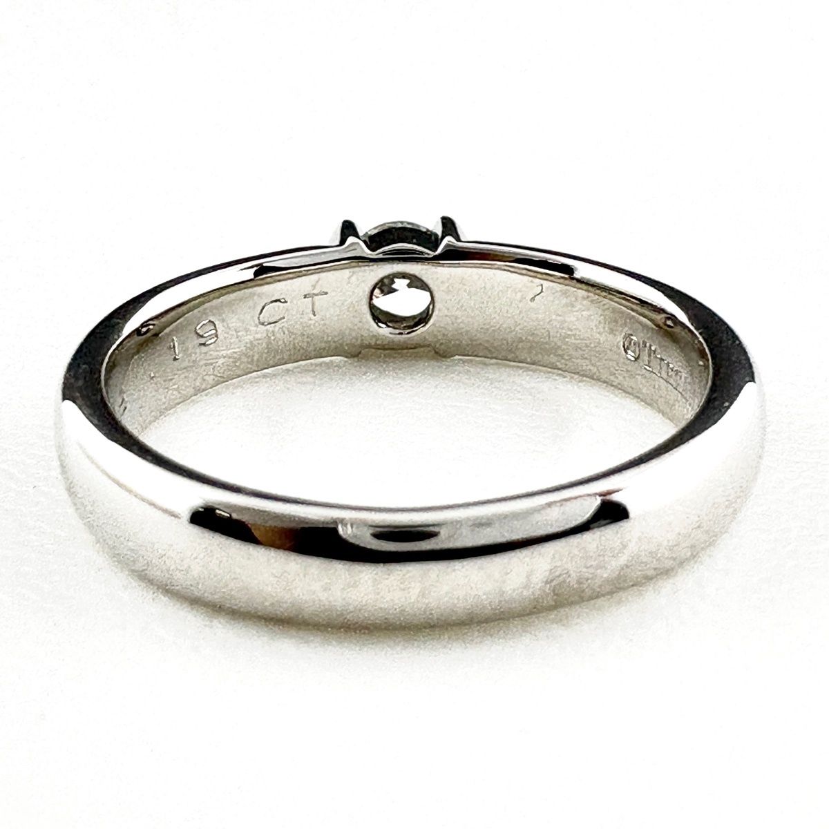Tiffany & Co Dots Ring Platinum Mele Diamond Size 11.5 — view 5