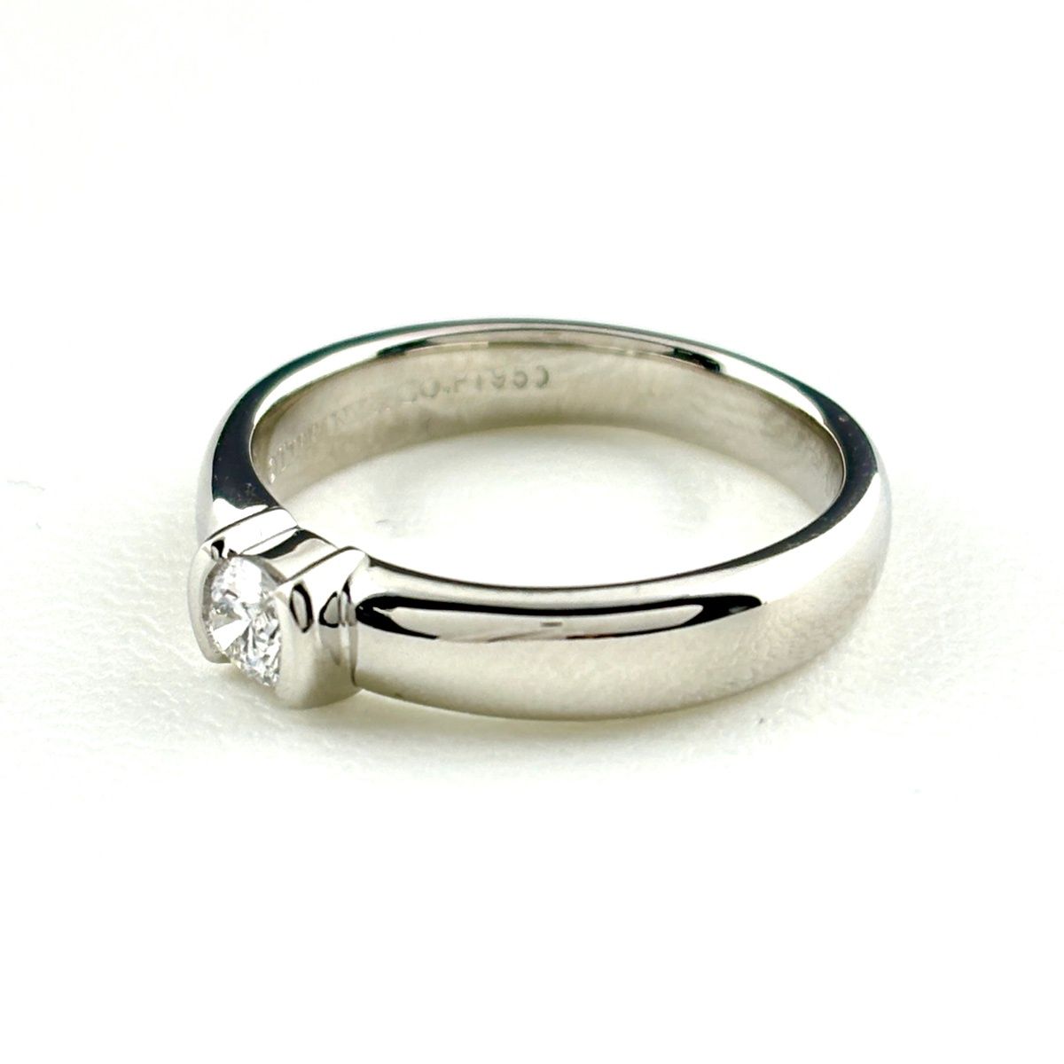 Tiffany & Co Dots Ring Platinum Mele Diamond Size 11.5 — view 4