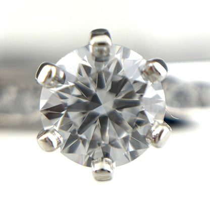 Tiffany & Co Half Circle Diamond Ring Platinum No 11 — view 2