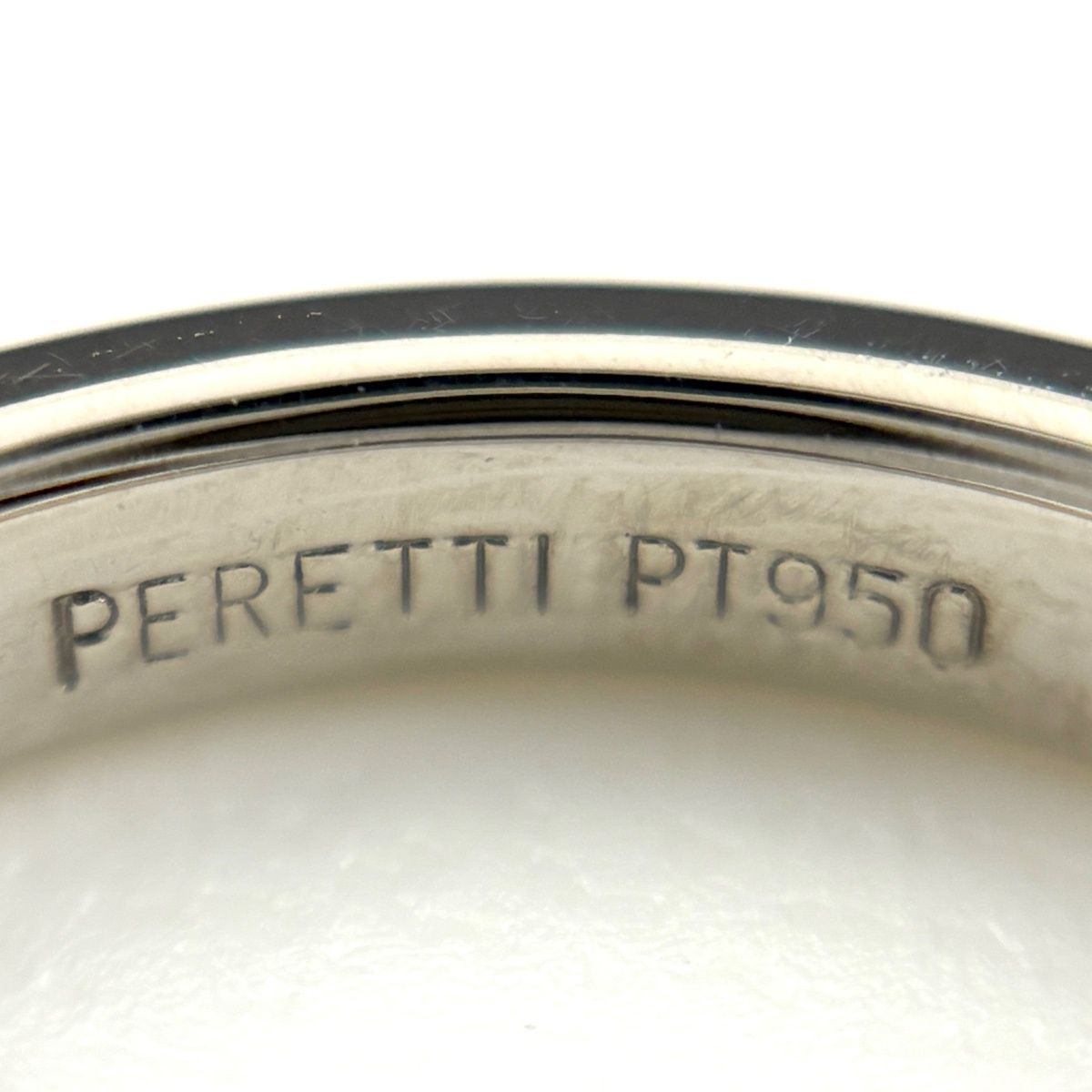 Tiffany & Co Stacking Band Ring Platinum Diamond Size — view 8