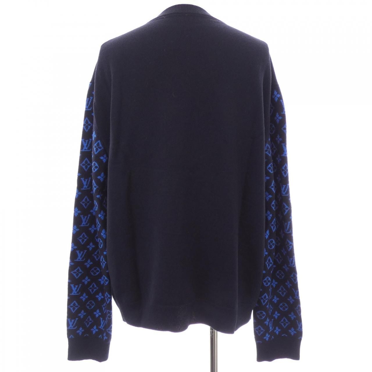 Louis Vuitton Monogram Mixed Cashmere Cru-neck Hon42wr93 Knit — view 2