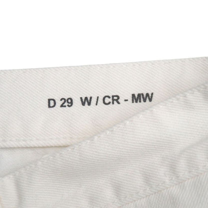 Saint Laurent Paris Denim Pants 24 Cut Off Distressed Tapered