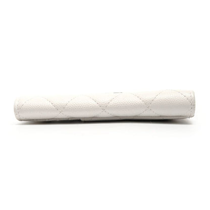 Chanel Coin Case Quilted Caviar Leather Fragment