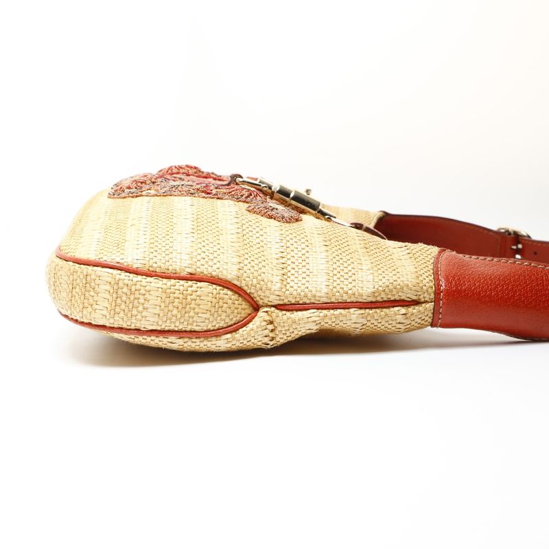 Gucci Shoulder Bag Jackie Straw Raffia