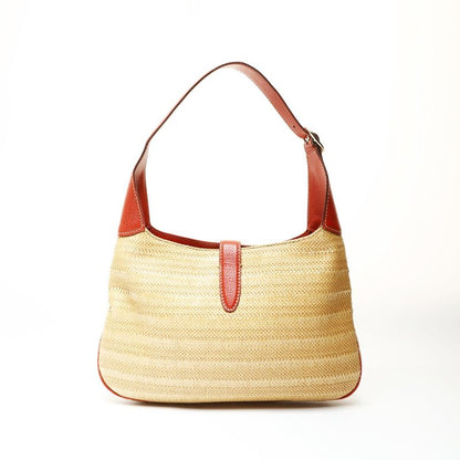Gucci Shoulder Bag Jackie Straw Raffia