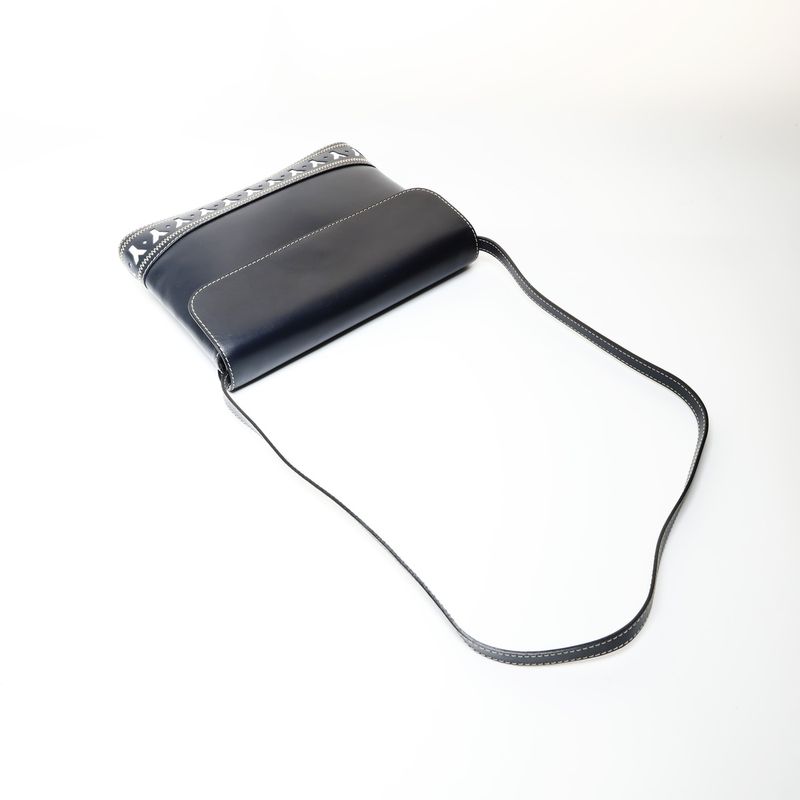 Saint Laurent Yves Shoulder Bag YSL Cut Logo Leather