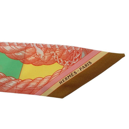 Hermes Cavalleria D Etriers Knight's Armor Scarf Silk Multi — view 5
