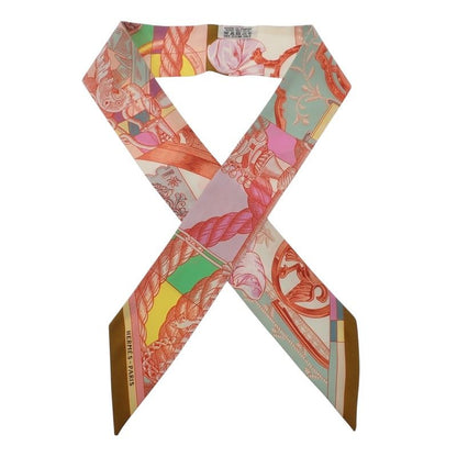Hermes Cavalleria D Etriers Knight's Armor Scarf Silk Multi — view 7