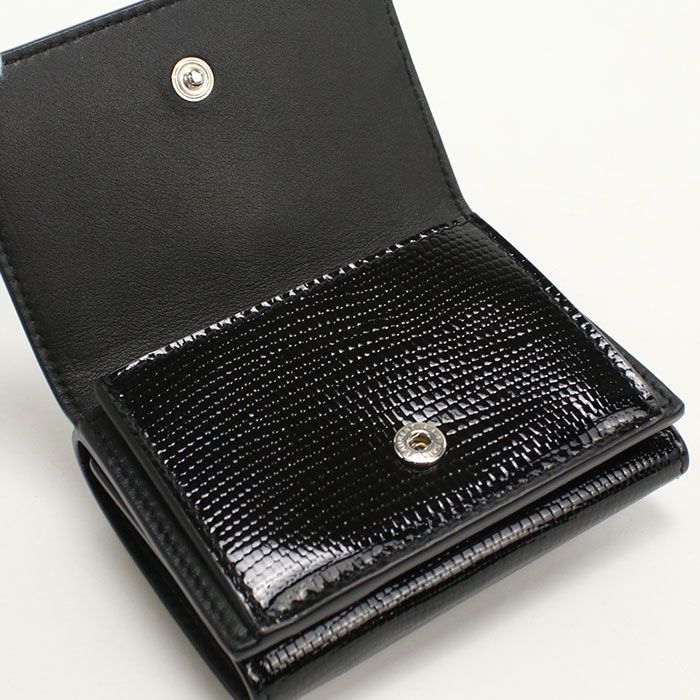 Saint Laurent Trifold Wallet Patent Leather — view 7