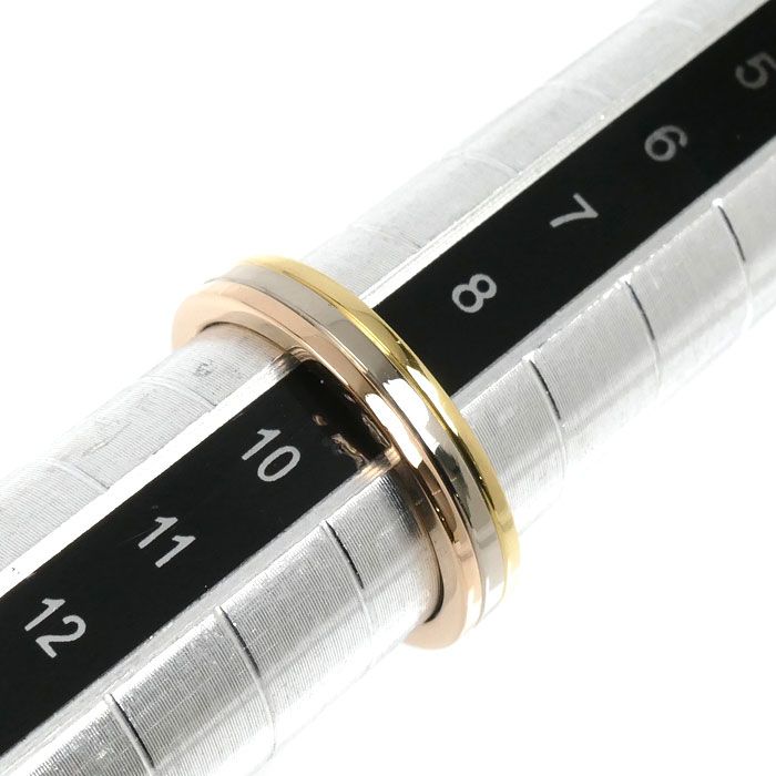 Cartier 18K Yellow Gold PG WG Vendome Ring 49 — view 7