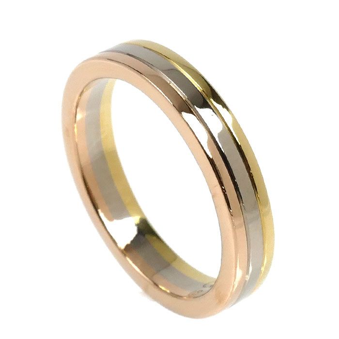 Cartier 18K Yellow Gold PG WG Vendome Ring 49 — view 2