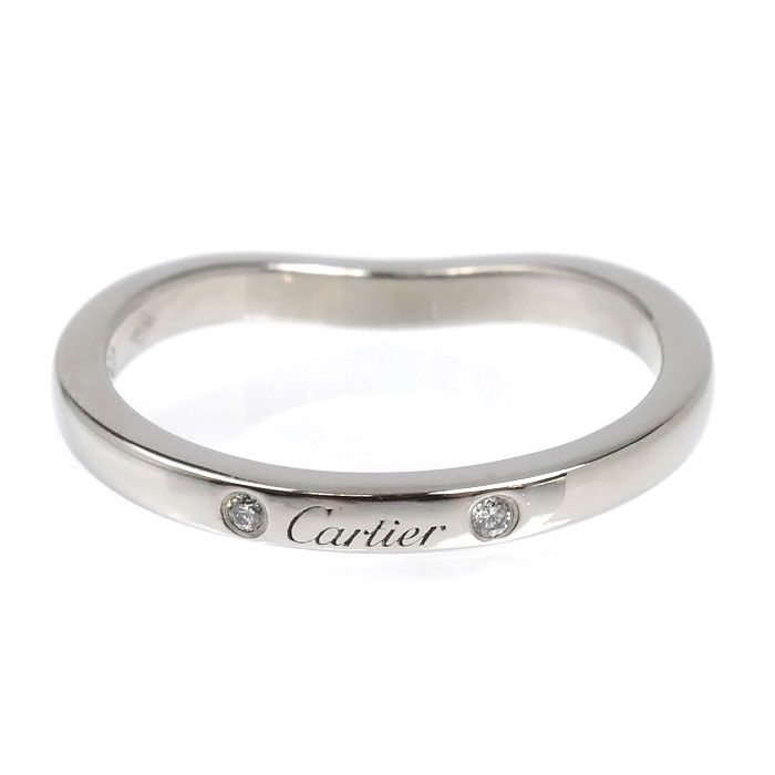 Cartier Ballerina Curve Wedding Diamond Ring — view 5