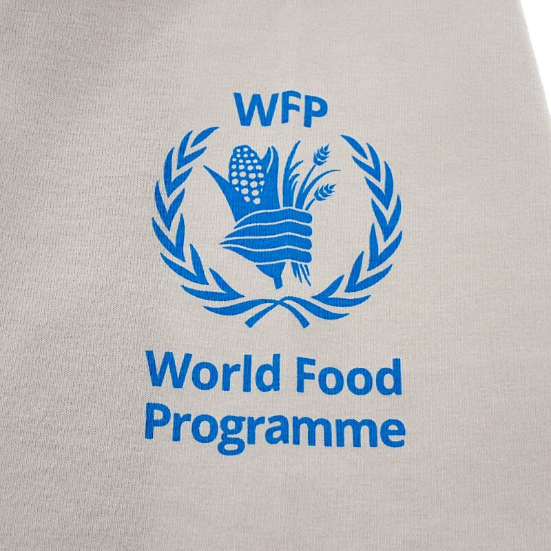 Balenciaga Wfp Logo T-Shirt XS Short Sleeve Cotton Gray — view 4