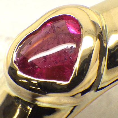 Tiffany & Co Ring Friendship Heart Pink Tourmaline 18K Yellow Gold — view 6