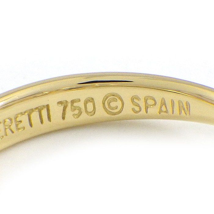 Tiffany & Co Ring Open Heart Diamond 18K Yellow Gold — view 5