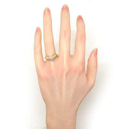 Tiffany & Co Ring Friendship Heart Motif Points Diamond 18K — view 5