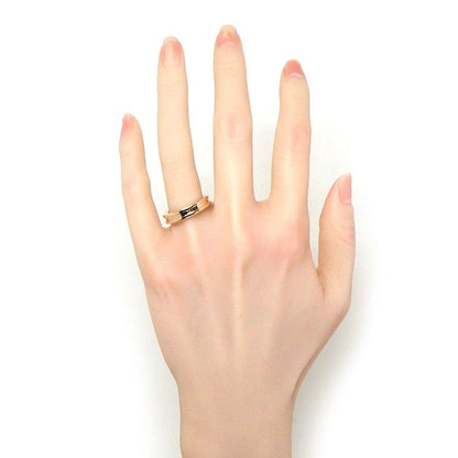 Bvlgari Ring B-zero One XS Band Logo 18K Pink Gold — view 5