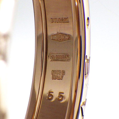 Bvlgari Ring B-zero One XS Band Logo 18K Pink Gold — view 4