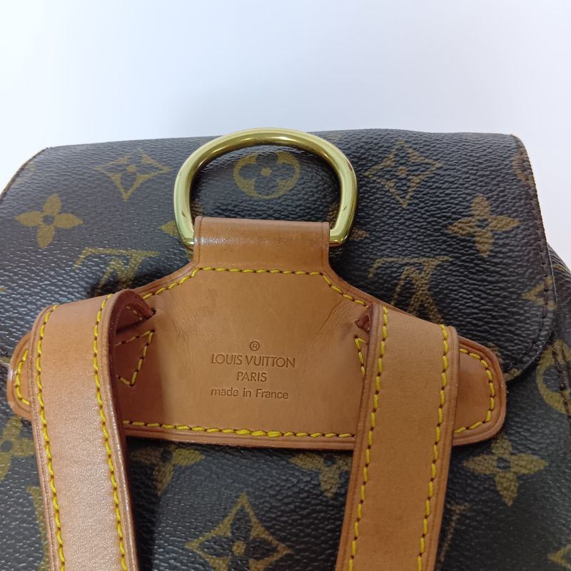 Louis Vuitton Monogram Montsouris Middle Backpack Brown