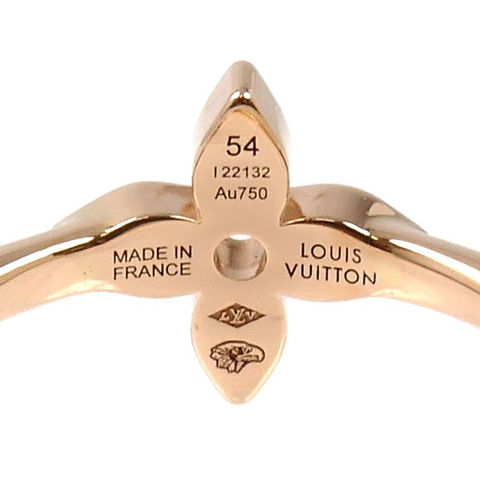 Louis Vuitton 18K Pink Gold Idyll Blossom Ring Diamond — view 5