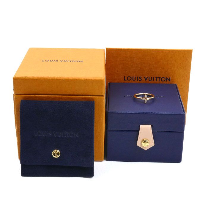 Louis Vuitton 18K Pink Gold Idyll Blossom Ring Diamond — view 8