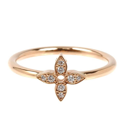 Louis Vuitton 18K Pink Gold Idyll Blossom Ring Diamond — view 4