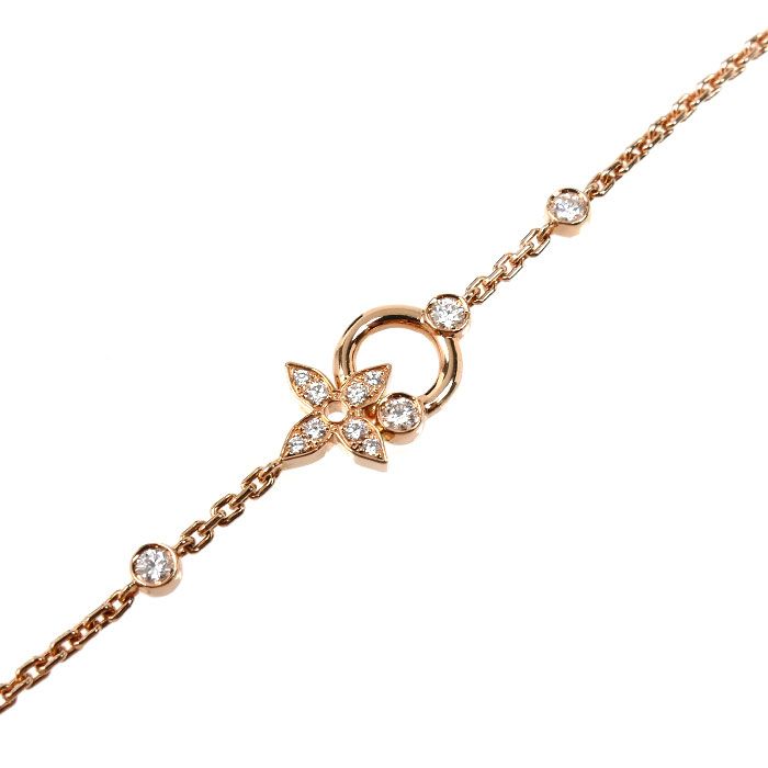 Louis Vuitton 18K Pink Gold Idyll Blossom Bracelet Diamond — view 2