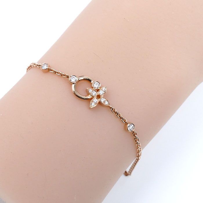 Louis Vuitton 18K Pink Gold Idyll Blossom Bracelet Diamond — view 6