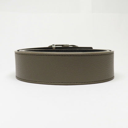 Dior CD Icon Logo Buckle Silver Metal Strap Reversible Black — view 2
