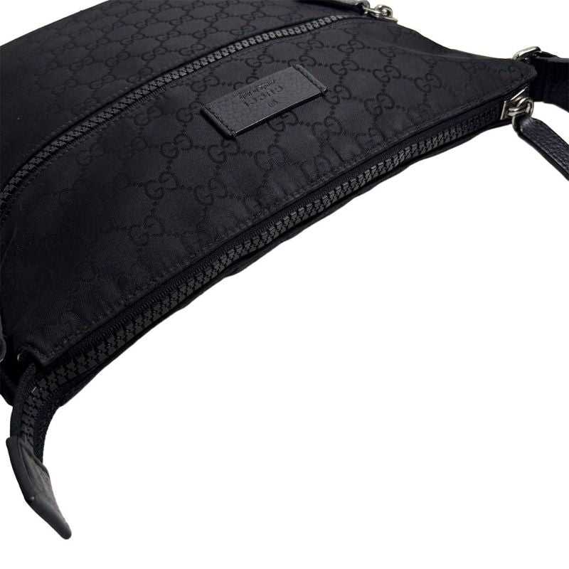 Gucci Shoulder Bag GG Nylon Black
