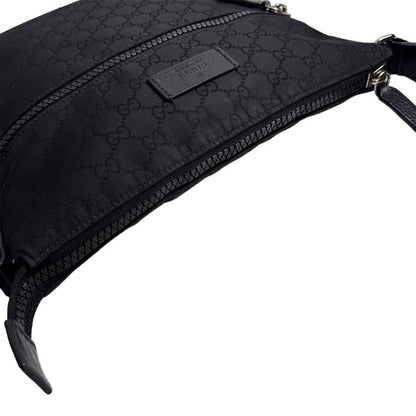 Gucci Shoulder Bag GG Nylon Black