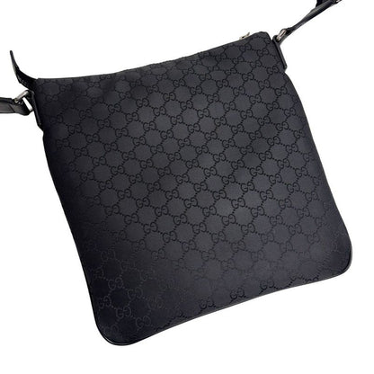 Gucci Shoulder Bag GG Nylon Black