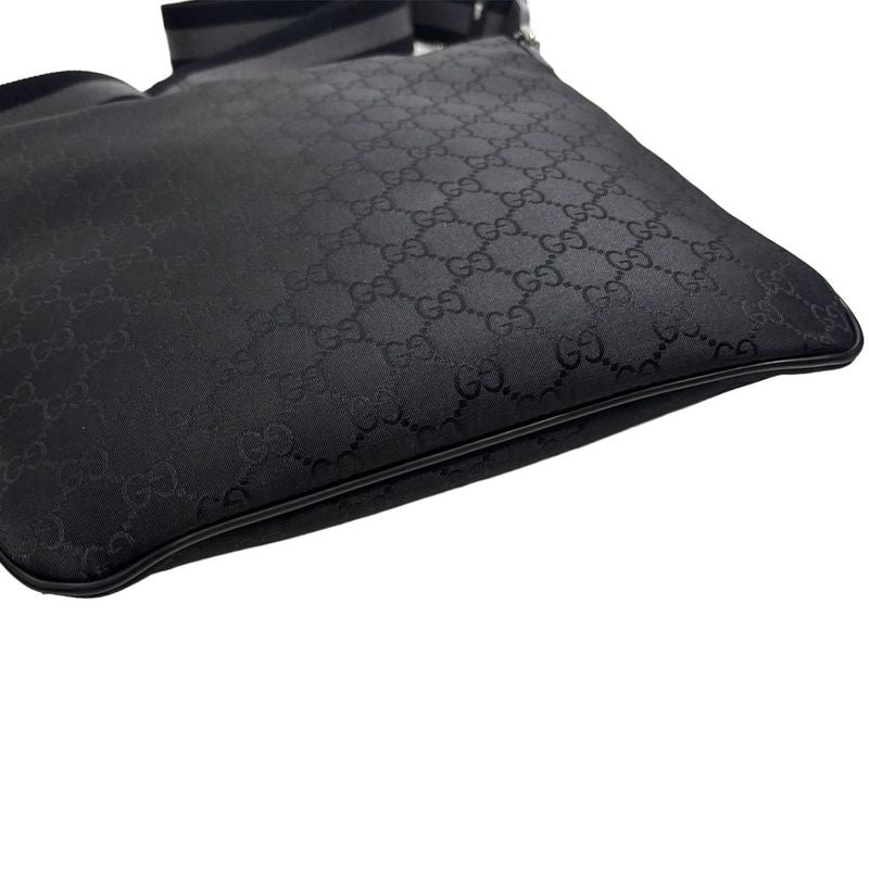 Gucci Shoulder Bag GG Nylon Black