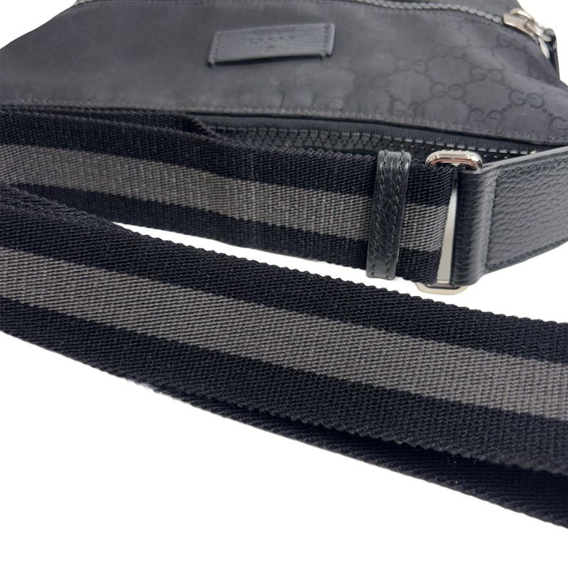 Gucci Shoulder Bag GG Nylon Black