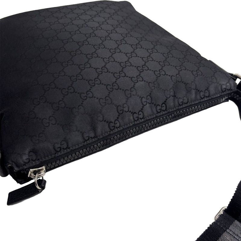 Gucci Shoulder Bag GG Nylon Black