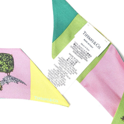 Tiffany & Co Bird on a Lock Ribbon Scarf All Silk — view 4