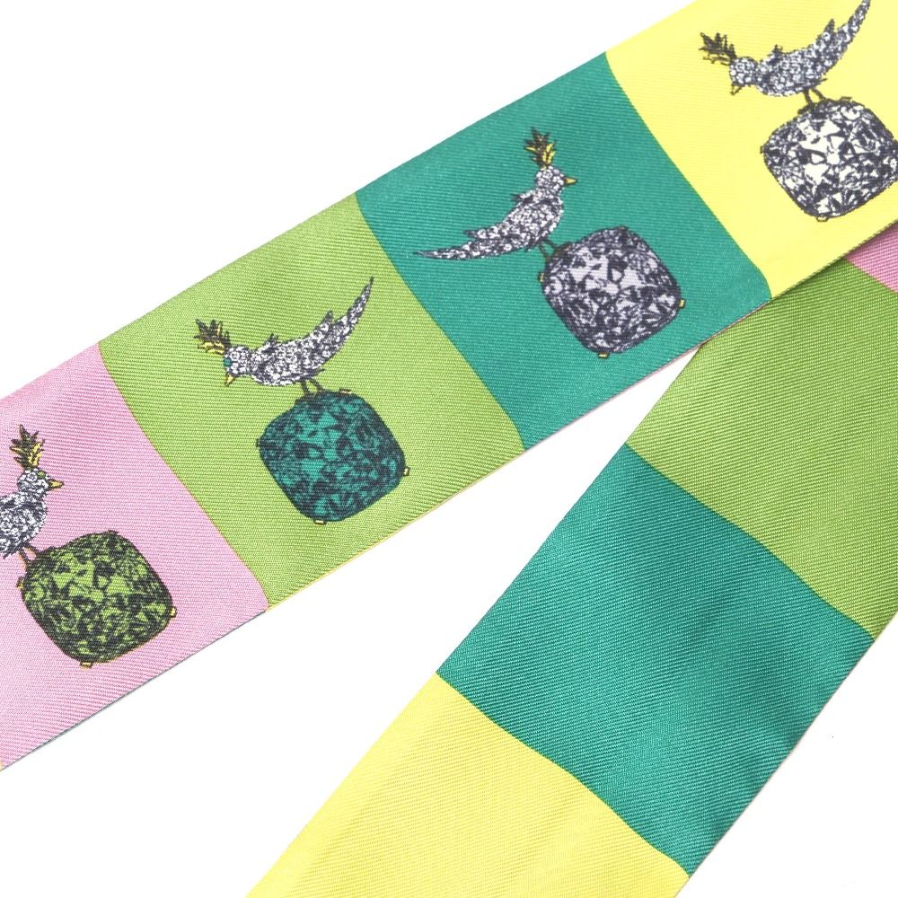 Tiffany & Co Bird on a Lock Ribbon Scarf All Silk — view 3