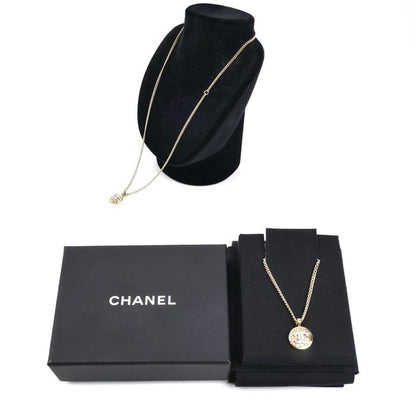 Chanel Rhinestone CC Logo Necklace — view 5