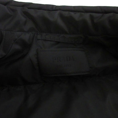 Prada Down Jacket Triangle Plate Black 52 — view 6